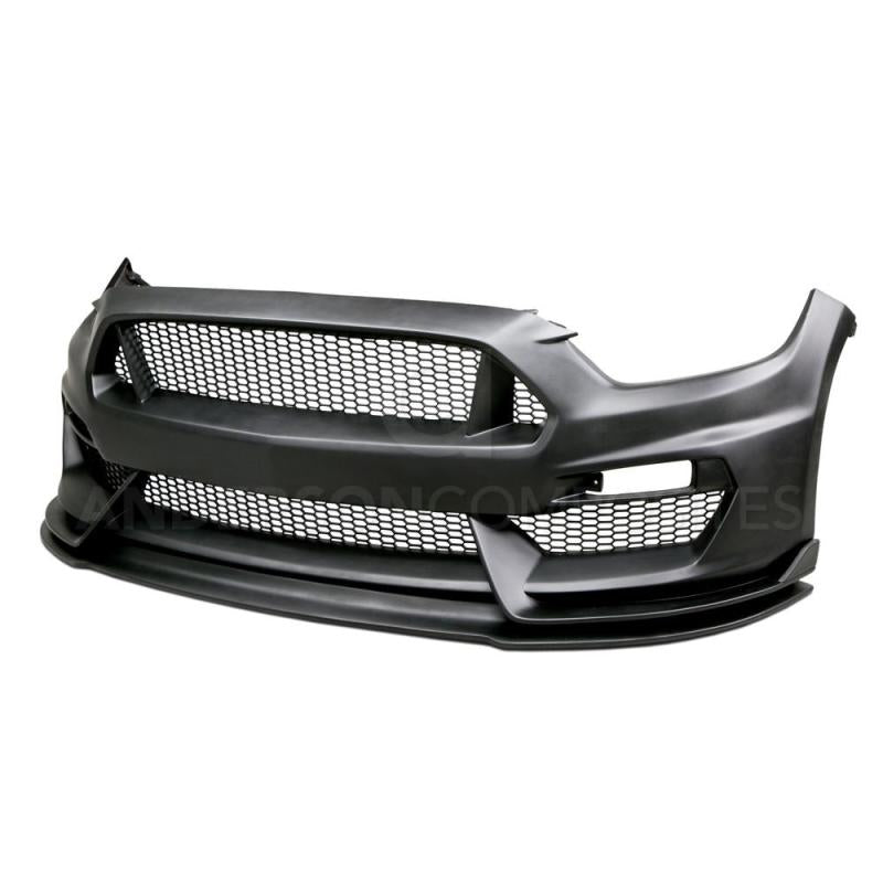 Load image into Gallery viewer, Anderson Composites 15-16 Ford Mustang GT350 Style Fiberglass Front Bumper w/ Front Lip
