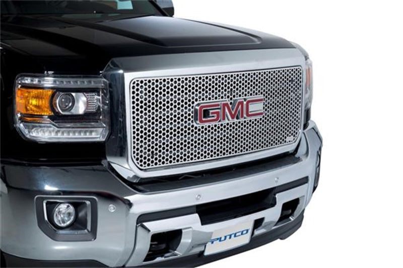 Load image into Gallery viewer, Putco 15-19 GMC Sierra HD (Does not Fit in All Terrain Model) Punch Stainless Steel Grilles
