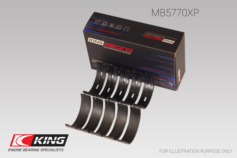 Load image into Gallery viewer, King Engine Bearings Nissan VK45DD/E/ VK50VE/ Vk56DE/VD (Size 0.26) Main Bearing Set
