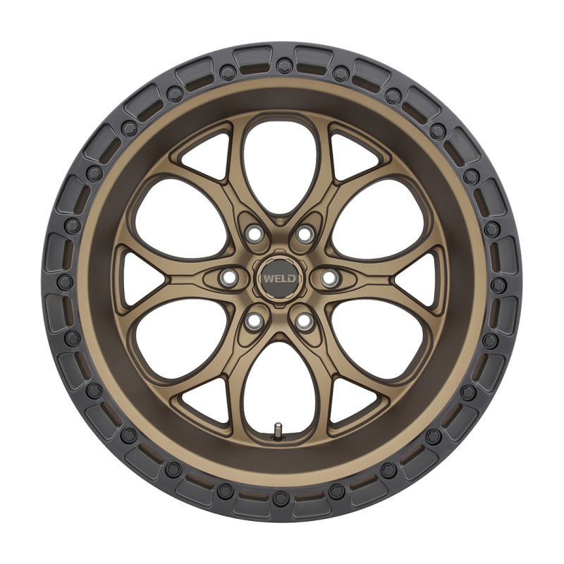 Load image into Gallery viewer, Weld Off-Road W106 20X10 Ledge 6X139.7 ET-18 BS4.75 Satin Bronze / Black Ring 106.1
