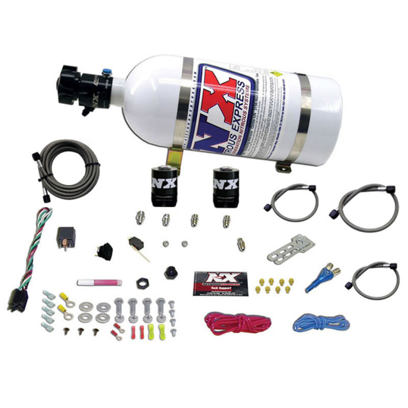 Load image into Gallery viewer, Nitrous Express Ford EFI Race Single Nozzle Nitrous Kit (100-250HP) w/10lb Bottle
