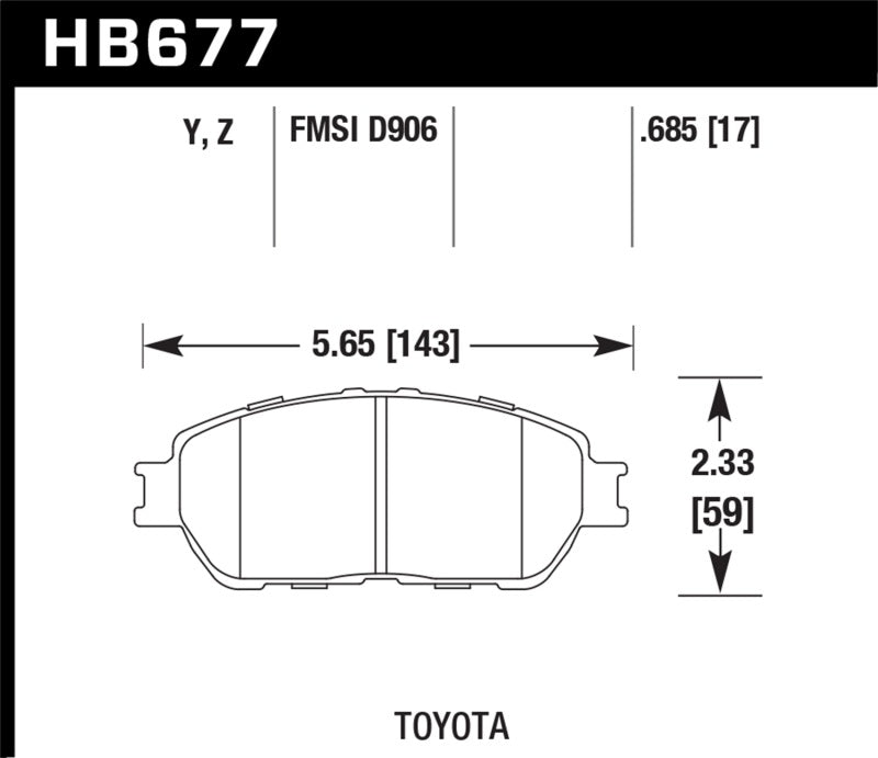 Load image into Gallery viewer, Hawk Lexus 02-03/04-06 ES300/330 Toyota 98-12 Tacoma/Adynl Models Street Perf Ceramic Ft Brake Pads
