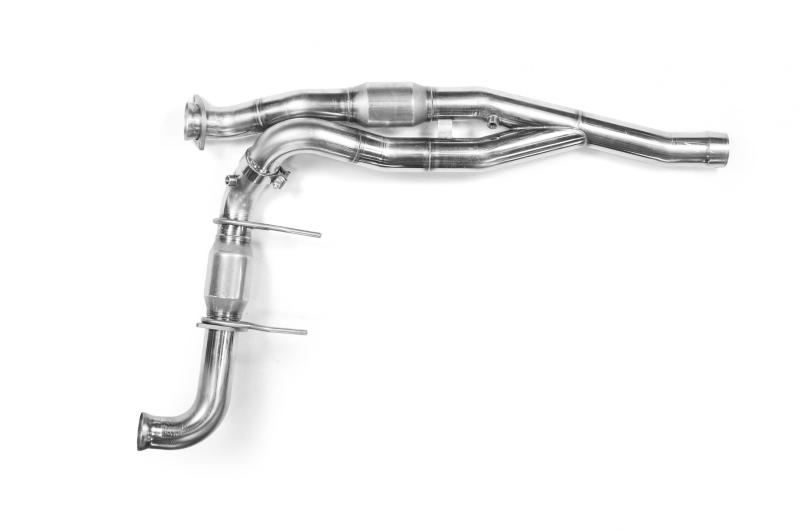 Load image into Gallery viewer, Kooks 10-14 Ford Raptor SVT 6.2L 4V ALL 3in SS OEM Exhaust GREEN Cat Y Pipe
