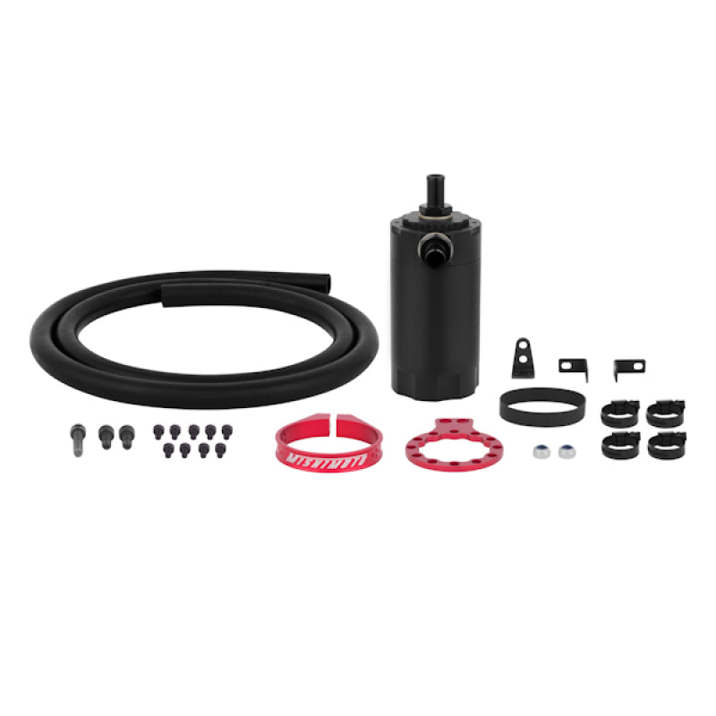 Load image into Gallery viewer, Mishimoto Universal Baffled Oil Catch Can - Red
