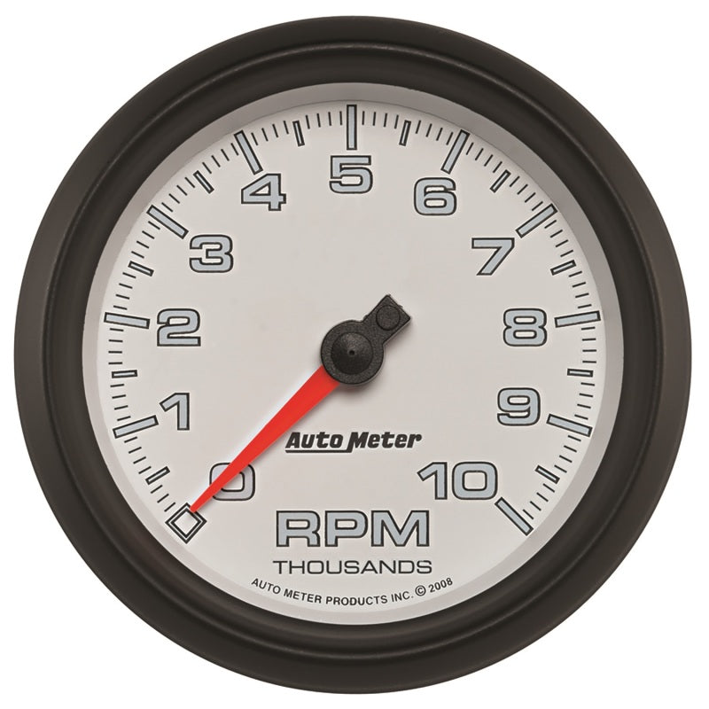 Load image into Gallery viewer, Autometer Pro-Cycle Gauge Tachometer 3 3/8in 10K Rpm White

