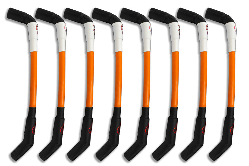Load image into Gallery viewer, Kooks 10mm Spark Plug Wires - Orange w/Black Boots (8 pc. Set)
