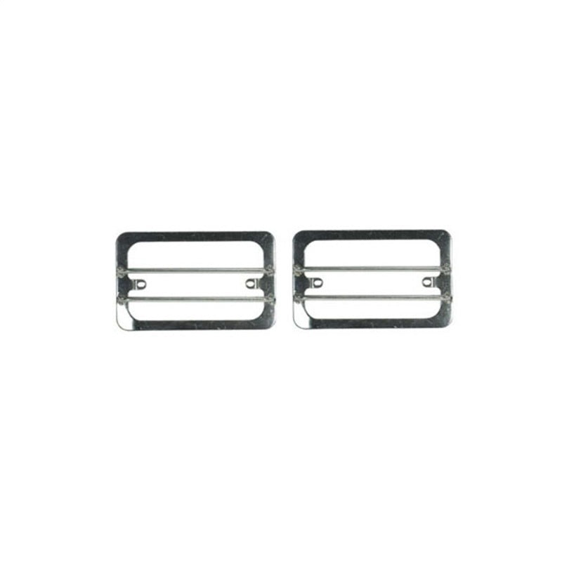 Load image into Gallery viewer, Rugged Ridge 97-06 Jeep Wrangler TJ Stainless Steel Side Marker / Turn Signal Euro Guard Set
