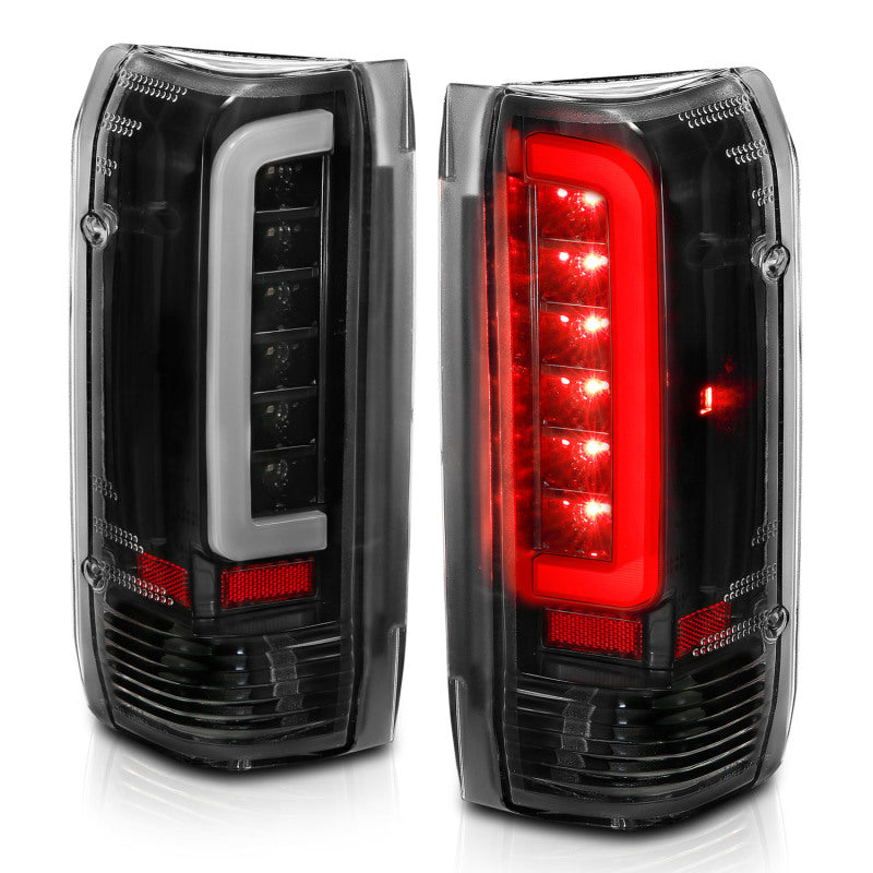 Load image into Gallery viewer, ANZO 1987-1996 Ford F-150 LED Taillights Black Housing Clear Lens (Pair)
