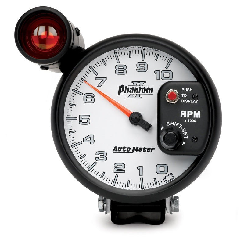 Load image into Gallery viewer, Autometer 5 inch Pedestal Mount 10000 RPM Shift-Lite Tachometer
