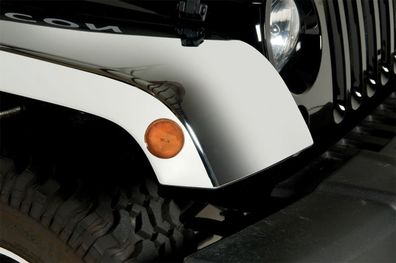 Load image into Gallery viewer, Putco 07-18 Jeep Wrangler Chrome ABS Fender Flares
