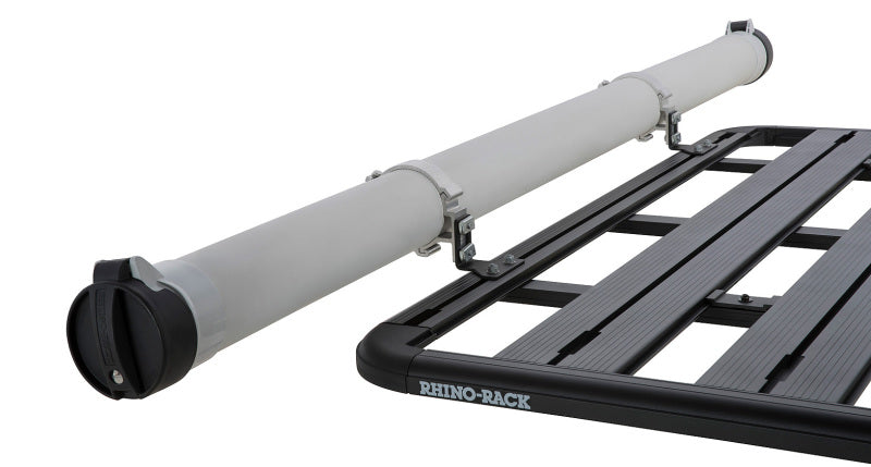 Load image into Gallery viewer, Rhino-Rack Multi-Purpose Shovel &amp; Conduit Holder Bracket for 5 Series Pioneer Racks
