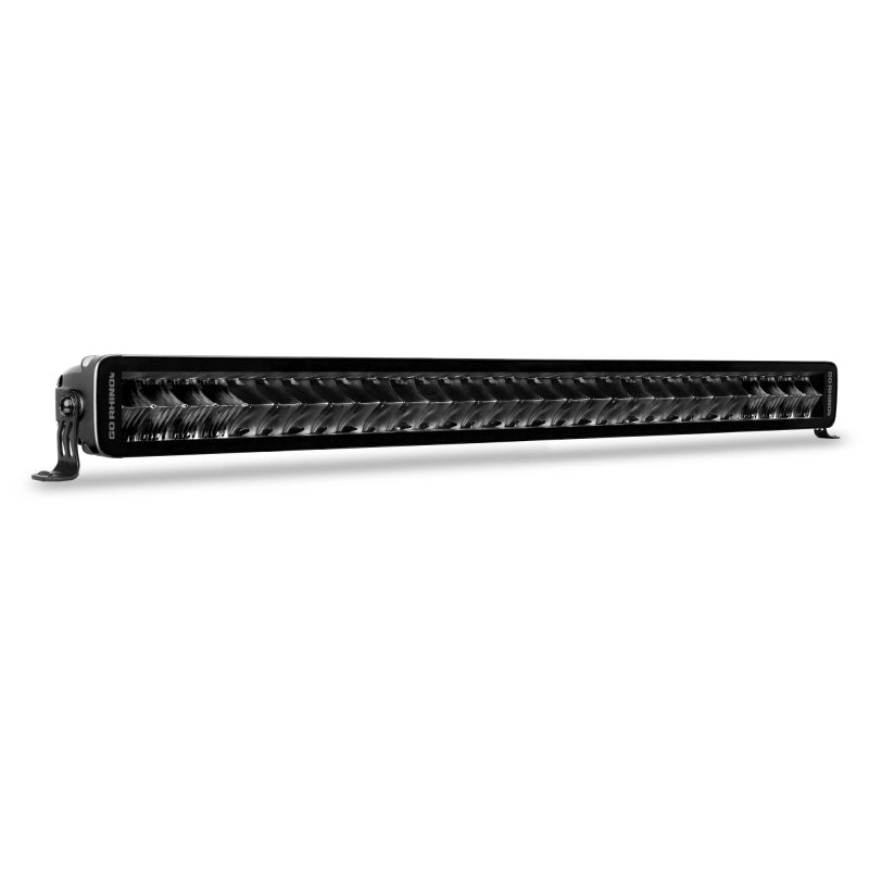 Load image into Gallery viewer, Go Rhino Xplor Blackout Series Dbl Row LED Light Bar (Side/Track Mount) 32in. - Blk
