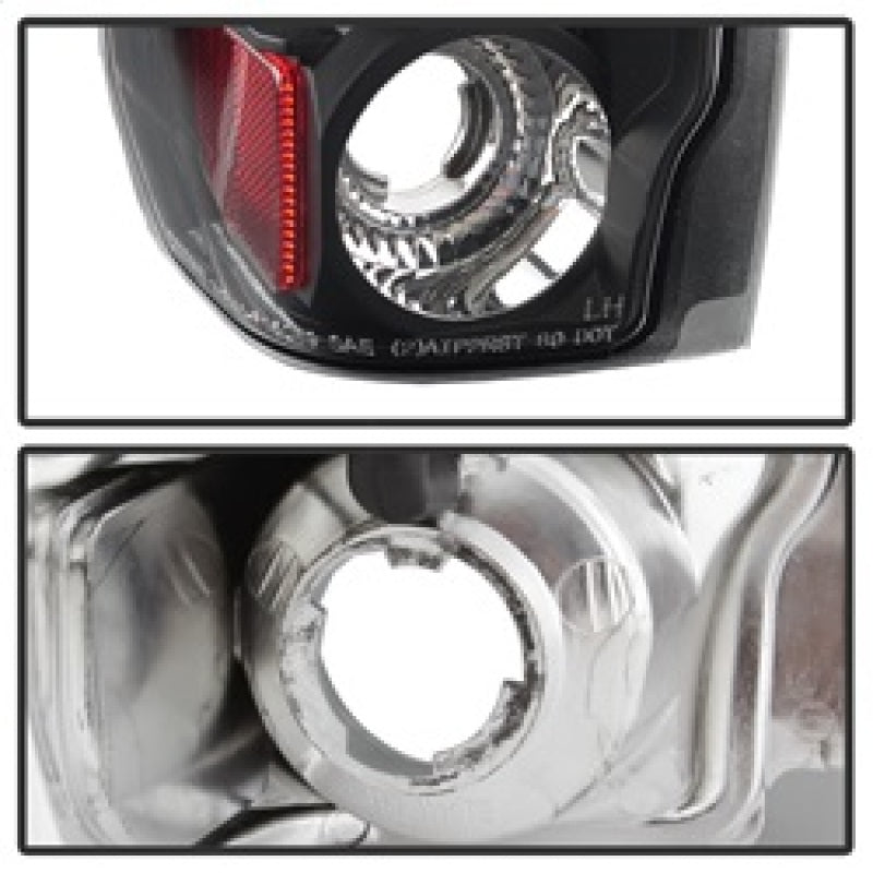 Load image into Gallery viewer, Spyder Ford F150 87-96/Ford Bronco 88-96 Euro Style Tail Lights Black ALT-YD-FF15089-BK
