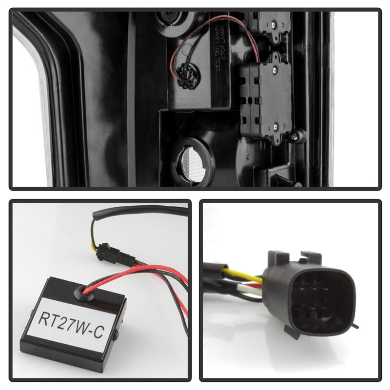 Load image into Gallery viewer, Spyder 18-19 Ford F-150 (w/o Blind Spot Sensor) LED Tail Lights - Black (ALT-YD-FF15018-LED-BK)
