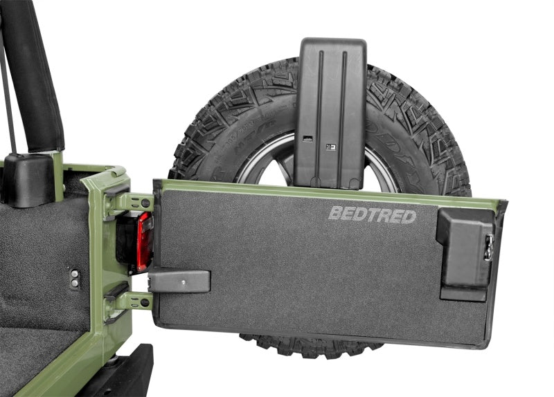 Load image into Gallery viewer, BedRug 97-06 Jeep TJ Rear 4pc BedTred Cargo Kit (Incl Tailgate)
