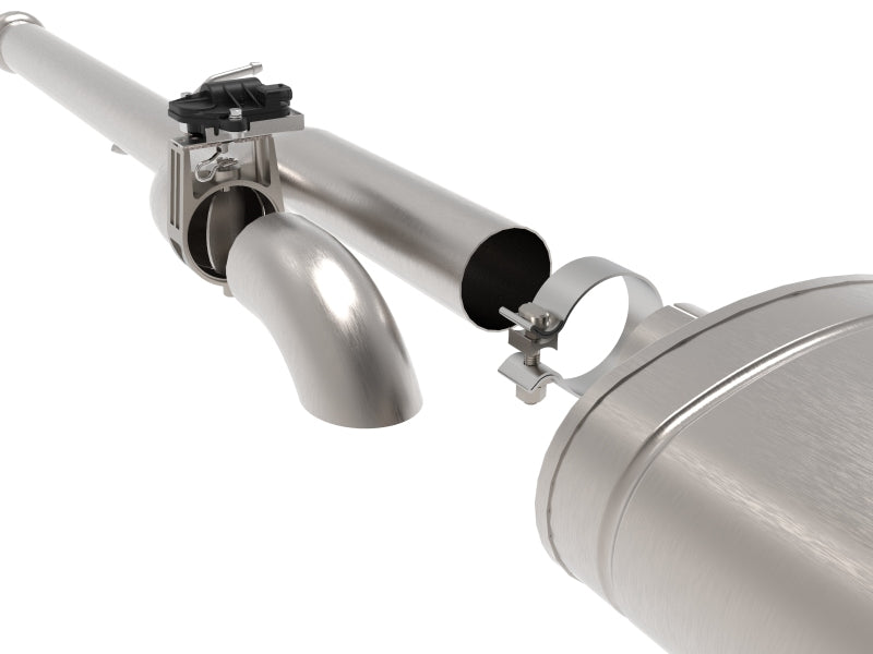 Load image into Gallery viewer, aFe Gemini XV 3in 304 SS Cat-Back Exhaust w/ Cutout 14-19 GM Trucks 4.3L/5.3L w/ Black Tips

