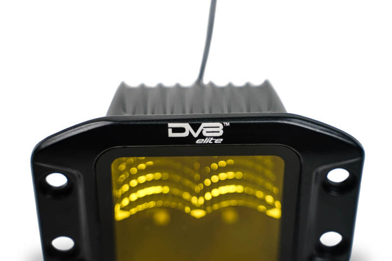 Load image into Gallery viewer, DV8 3-Inch Elite Series LED Amber Flush Mount Pod Light
