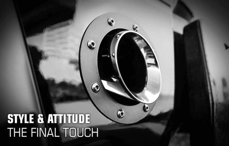 Load image into Gallery viewer, MagnaFlow Double Wall 3in Dual Round Polished Tip 2.25in Inlet
