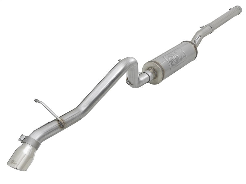 Load image into Gallery viewer, aFe MACH Force-Xp 2.5in 409SS Hi-Tuck Cat-Back Exhaust w/Polished Tip 07+ Jeep Wrangler JK 3.6L/3.8L
