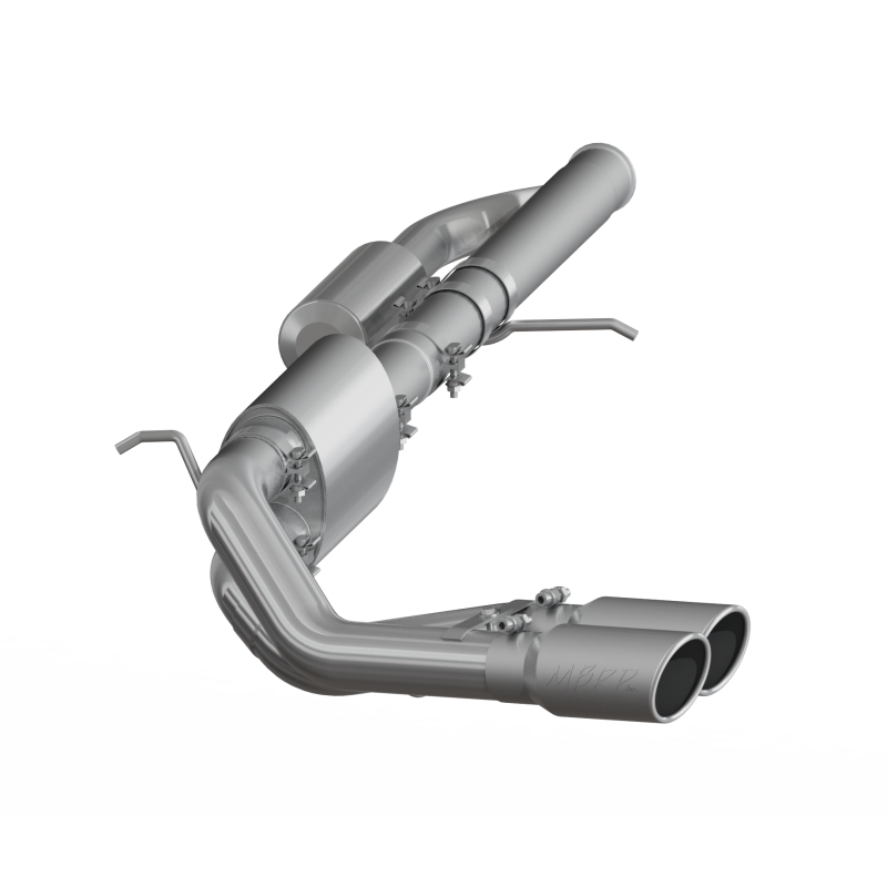Load image into Gallery viewer, MBRP 09+ Chevrolet Silverado 1500 4.3L 3in Pre-Axle Dual Outlet Cat Back - T409
