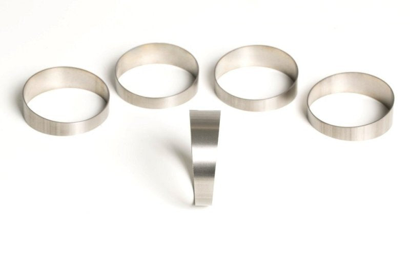 Load image into Gallery viewer, Ticon Industries 1.25in 45 Degree 1.7D/2.13in CLT TR 1.2mm/.047in Wall Titanium Pie Cuts - 5pk
