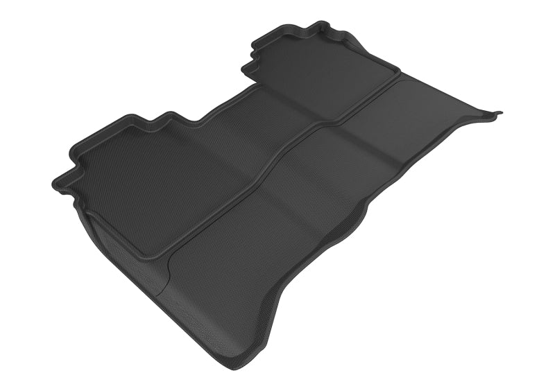Load image into Gallery viewer, 3D MAXpider 2016-2019 Nissan Titan Crew Cab Kagu 2nd Row Floormats - Black
