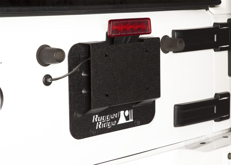Load image into Gallery viewer, Rugged Ridge Tire Carrier Delete Kit 07-18 Jeep Wrangler JK
