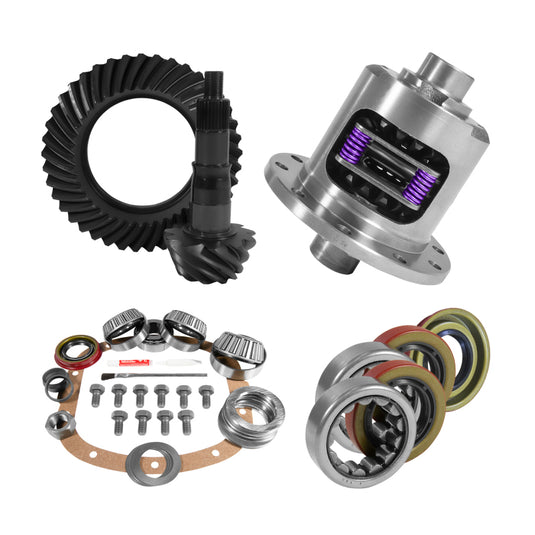 Yukon Gear 7.5in/7.625in GM 3.73 Rear Ring & Pinion Install Kit 28 Spline Positraction Axle Bearings