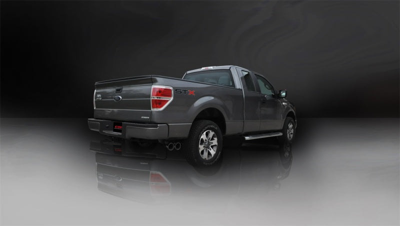 Load image into Gallery viewer, Corsa 2011-2014 Ford F-150 5.0L V8 Black Sport Cat-Back Exhaust
