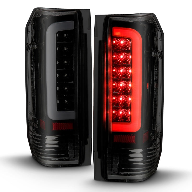 Load image into Gallery viewer, ANZO 1987-1996 Ford F-150 LED Taillights Black Housing Smoke Lens (Pair)
