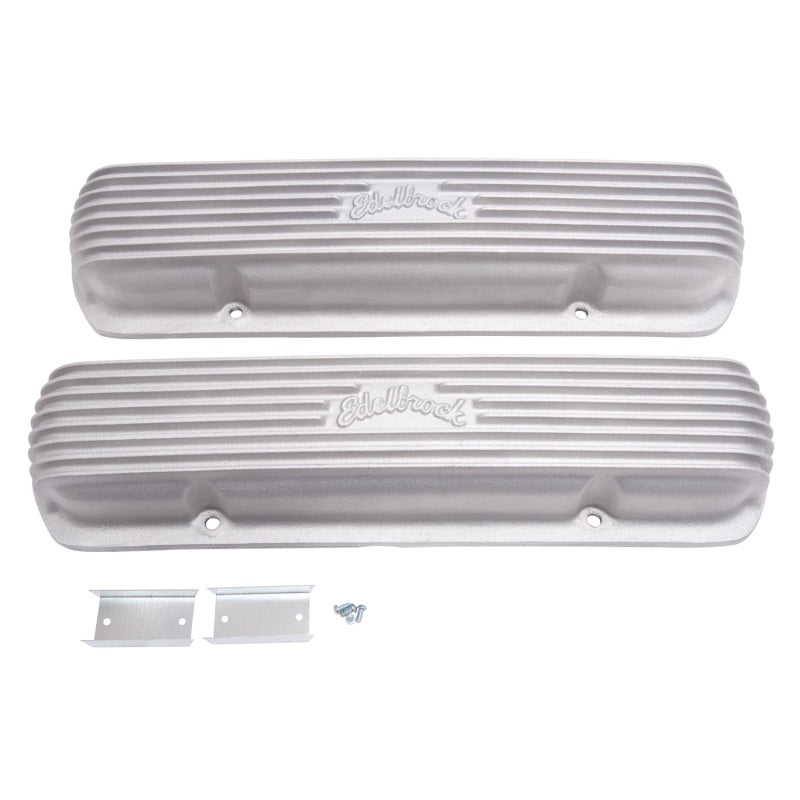 Load image into Gallery viewer, Edelbrock Valve Cover Classic Series Pontiac 1962-1979 301-455 CI V8 Satin
