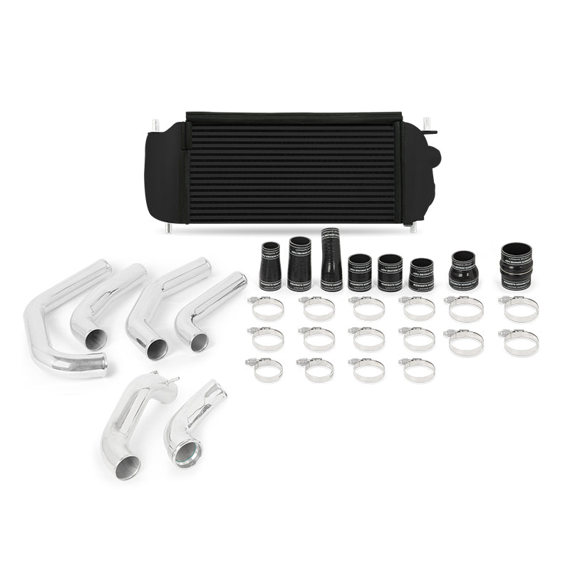 Load image into Gallery viewer, Mishimoto 15-17 Ford F-150 EcoBoost 2.7L Black Performance Intercooler Kit w/ Polished Pipes
