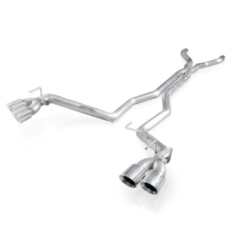 Load image into Gallery viewer, Stainless Works 2012-15 Camaro ZL1 6.2L 3in Catback Dual Chambered Exhaust X-Pipe Resonator Deletes
