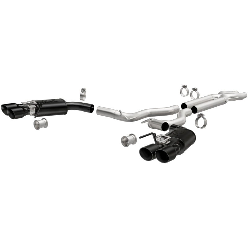 Load image into Gallery viewer, MagnaFlow SYS Cat-Back 2018 Ford Mustang GT 5.0L Competition Dual Exit Black 4in Tips
