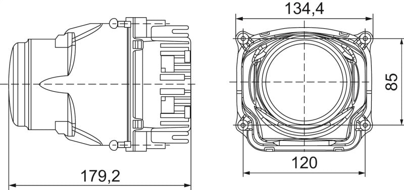 Load image into Gallery viewer, Hella 90mm Bi-LED High - Low Beam 2nd Gen (SAE) Module
