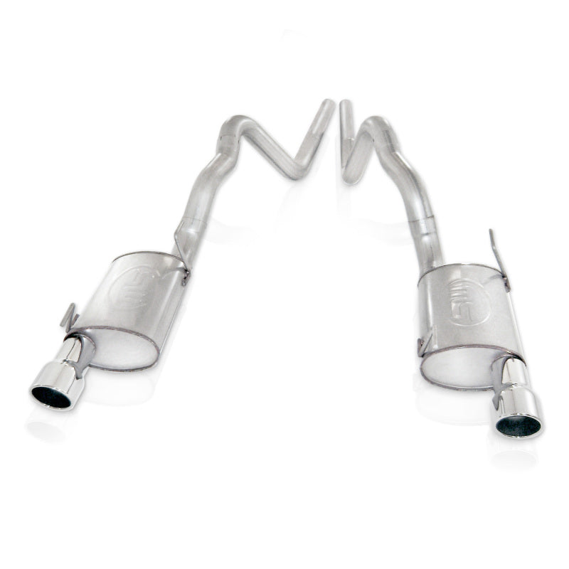 Load image into Gallery viewer, Stainless Works 2007-10 Shelby GT500 3in Catback Chambered Mufflers
