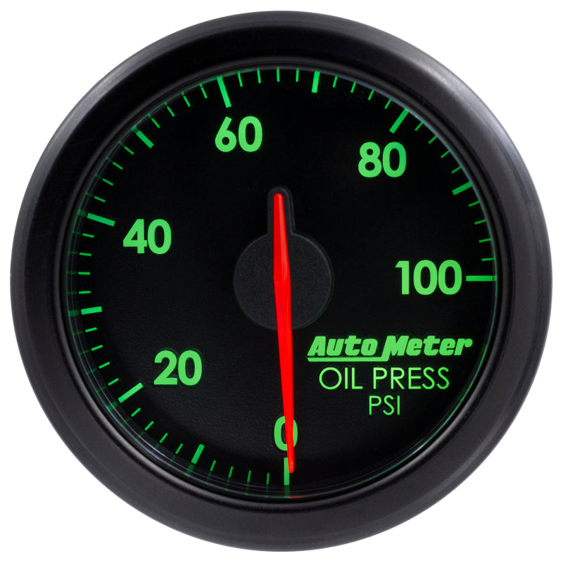 Load image into Gallery viewer, Autometer Airdrive 2-1/6in Oil Pressure Gauge 0-100 PSI - Black
