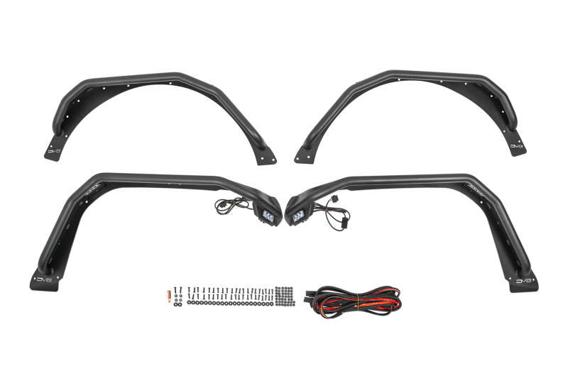 Load image into Gallery viewer, DV8 Offroad 18-23 Jeep Wrangler JL Spec Series Tube Fenders
