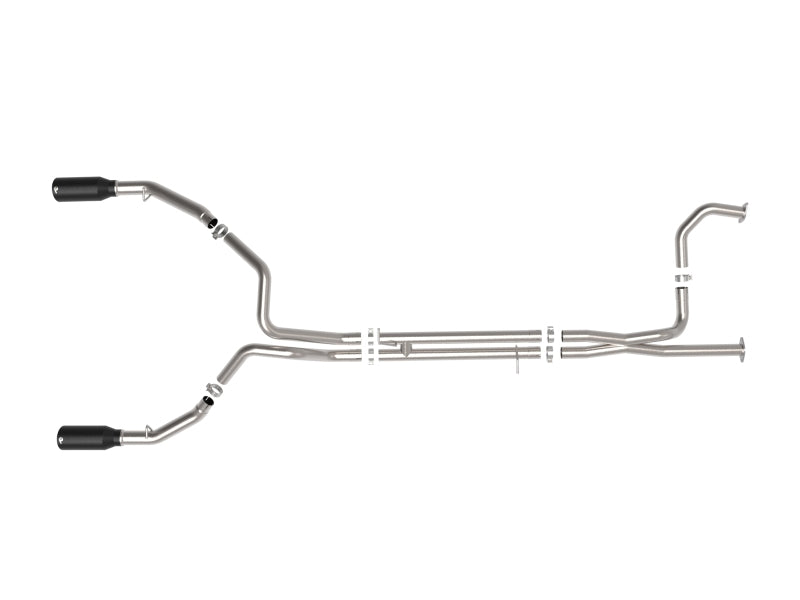 Load image into Gallery viewer, aFe Vulcan Series 3in 304SS Cat-Back Exhaust 21+ Ram 1500 TRX V8-6.2L w/ Black Tips
