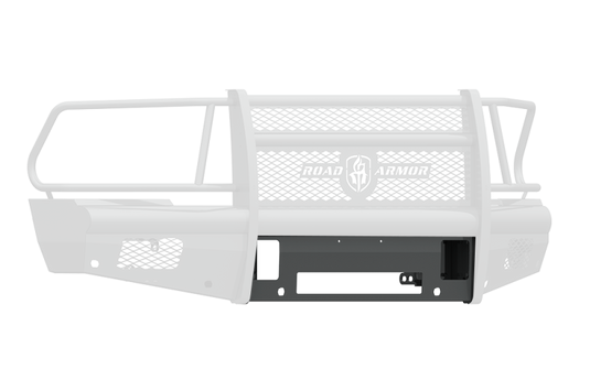 Road Armor 10-18 Dodge 2500 Vaquero Front Non-Winch Plate - Tex Blk