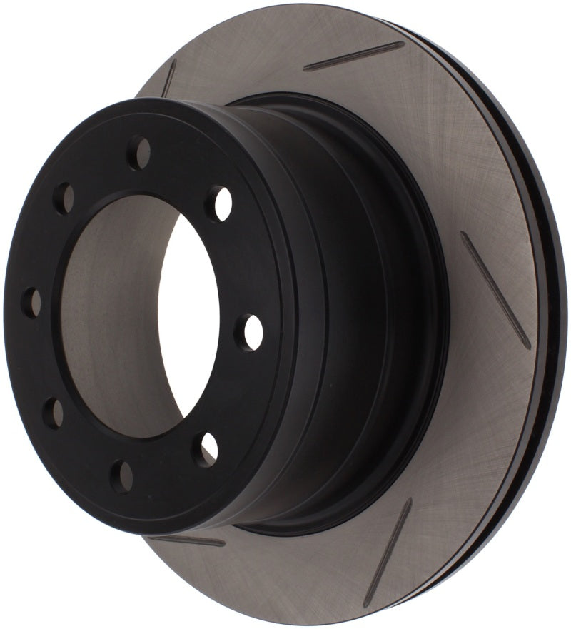 Load image into Gallery viewer, StopTech Power Slot 06-08 Dodge Ram 1500/03-08 Ram 2500/3500 All 2wd/4wd Rear Right Slotted Rotor
