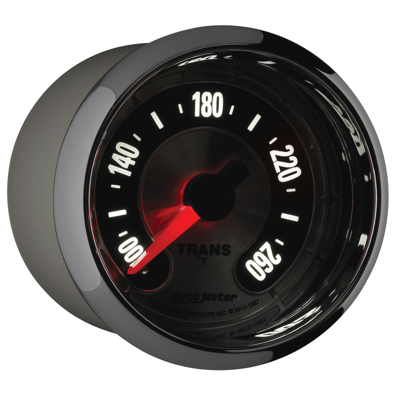 Load image into Gallery viewer, Autometer American Muscle 52mm Full Sweep Electric 100-260 Deg F Transmission Temperature Gauge
