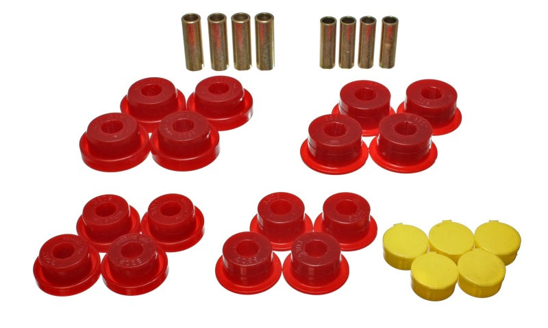 Load image into Gallery viewer, Energy Suspension Dodge Ram 99-01 1500/99-02 Ram 2500/3500 4WD Red Front End Control Arm Bushing Set
