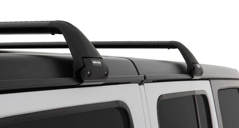 Load image into Gallery viewer, Rhino-Rack 07-22 Jeep Wrangler JK/JL 4 Door Hard Top Vortex SG 2 Bar Roof Rack - Black
