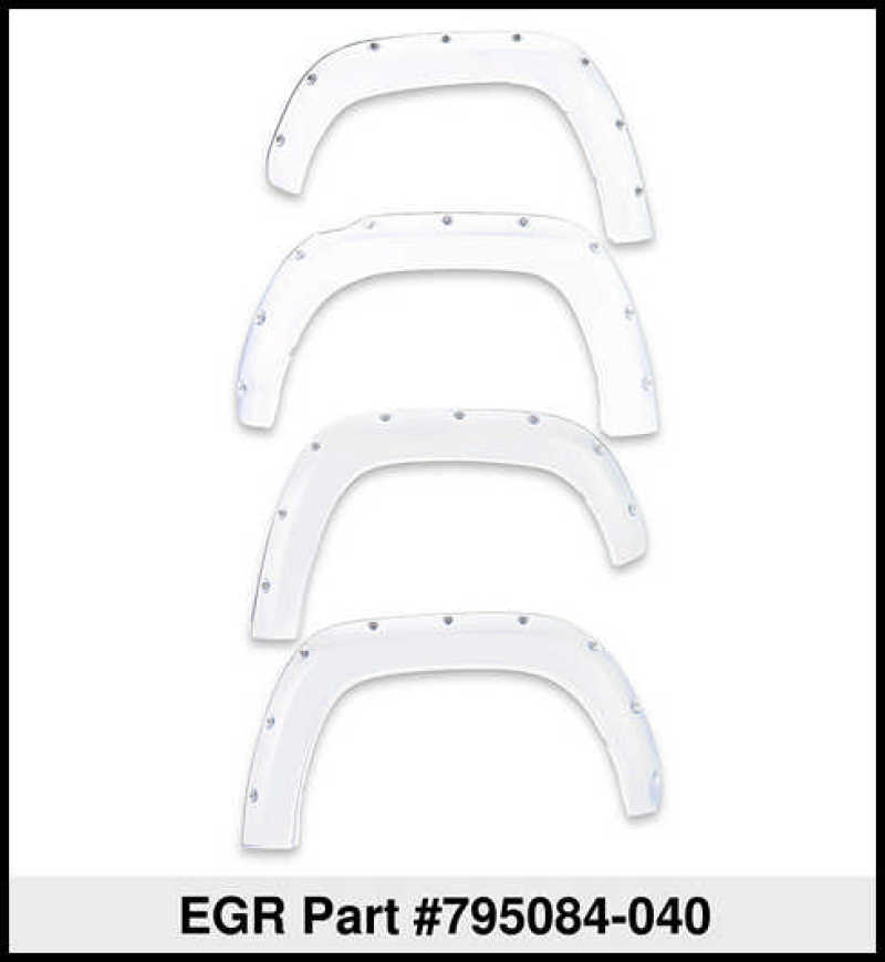 Load image into Gallery viewer, EGR 16+ Toyota Tacoma w/Mudflap Bolt-On Look Color Match Fender Flares - Set - Super White
