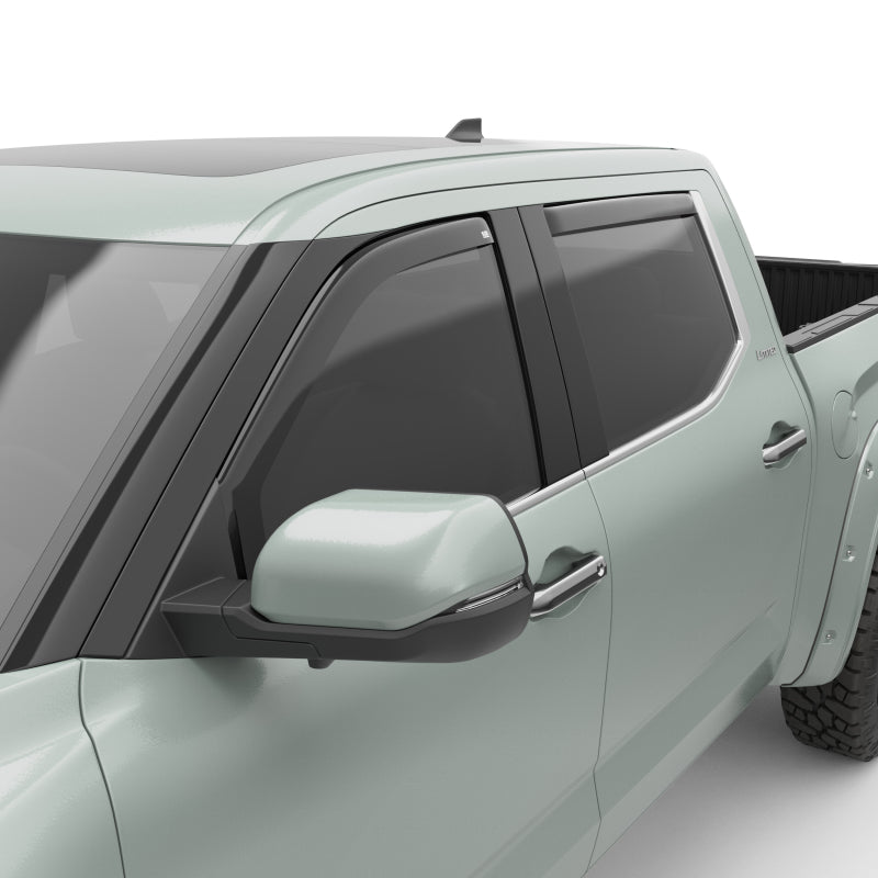 Load image into Gallery viewer, EGR 2022+ Toyota Tundra In-Channel Window Visors Front/Rear Set Dark Smoke
