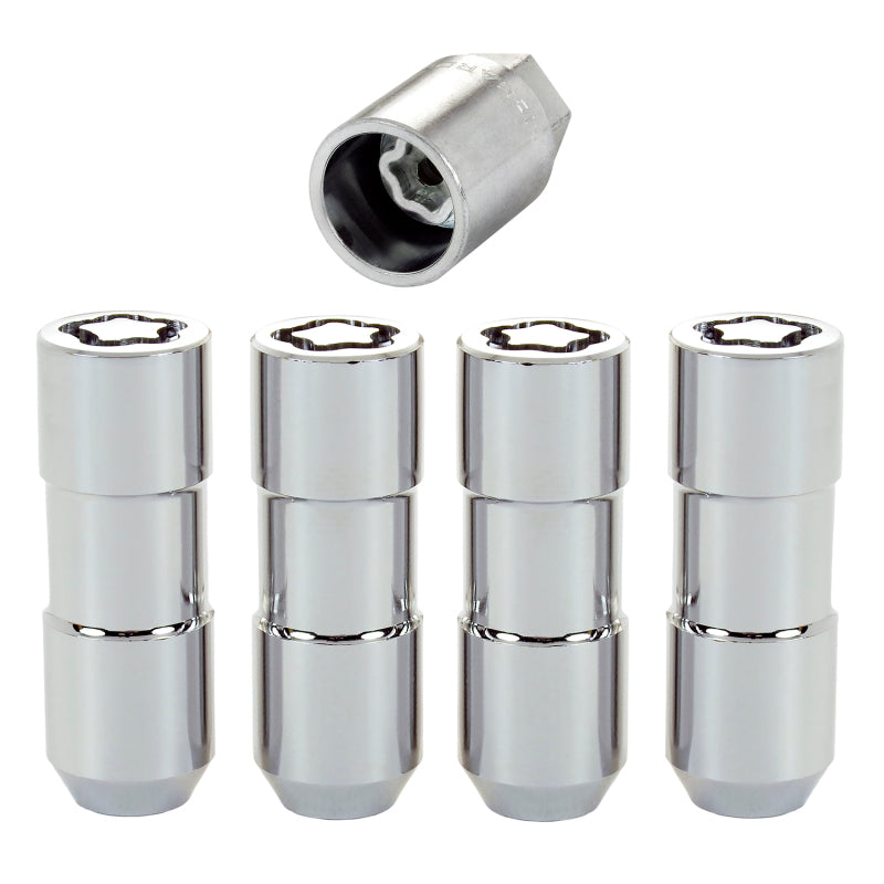 Load image into Gallery viewer, McGard Wheel Lock Nut Set - 4pk. (Cone Seat Duplex) 9/16-18 / 7/8 Hex / 2.5in. Length - Chrome
