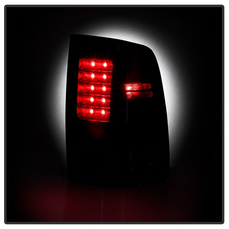 Load image into Gallery viewer, Spyder 13-18 Dodge Ram 2500/3500 LED Tail Lights LED Model Only - All Black (ALT-YD-DRAM13-LED-BKV2)
