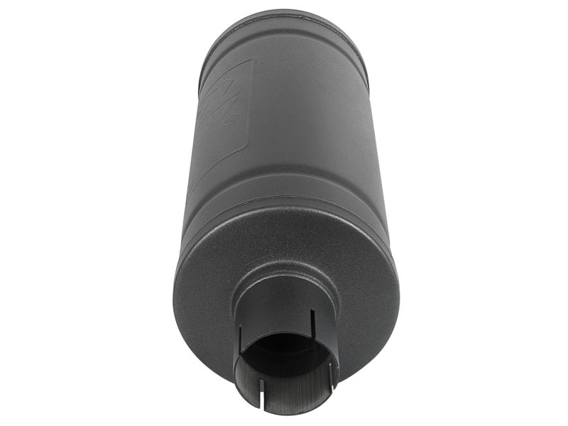 Load image into Gallery viewer, aFe MACH Force-Xp 409 SS Muffler w/ Black finish 2-1/2in Inlet &amp; Outlet 14in x 16in Diameter

