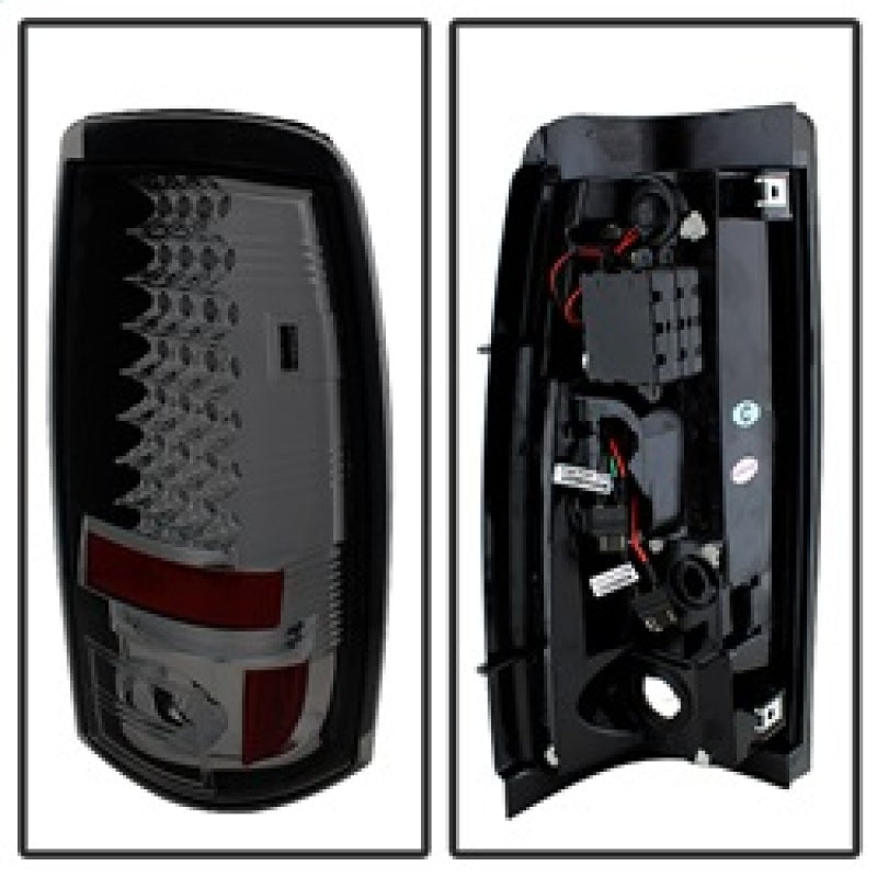 Load image into Gallery viewer, Spyder Chevy Silverado 1500 03-06 (Does Not Fit Stepside)LED Tail Lights Smke ALT-YD-CS03-LED-SM
